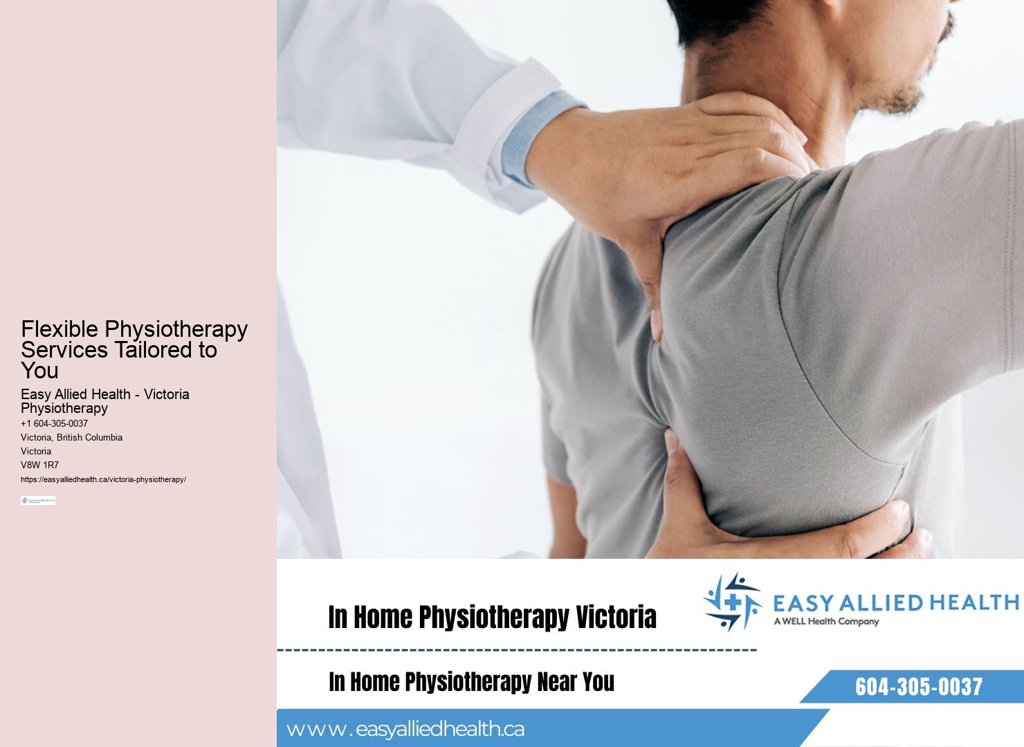 Flexible Physiotherapy Services Tailored to You