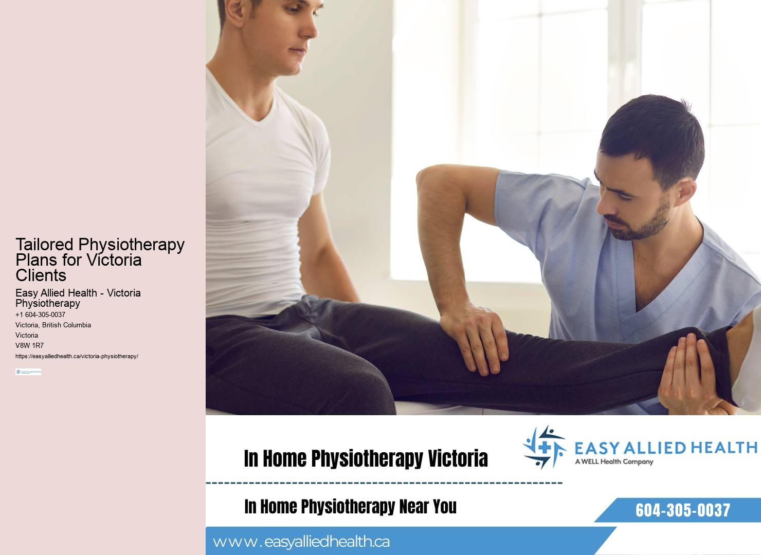 Victoria Mobile Physiotherapist: Your Trusted Health Partner on the Go