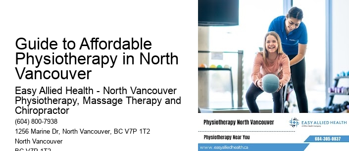 Guide to Affordable Physiotherapy in North Vancouver