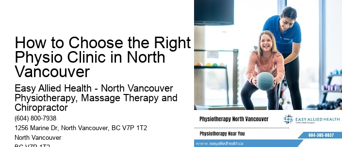 How to Choose the Right Physio Clinic in North Vancouver