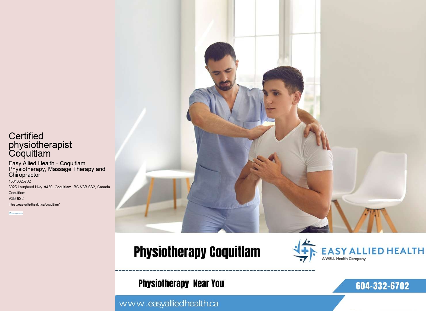Pediatric physiotherapist Coquitlam