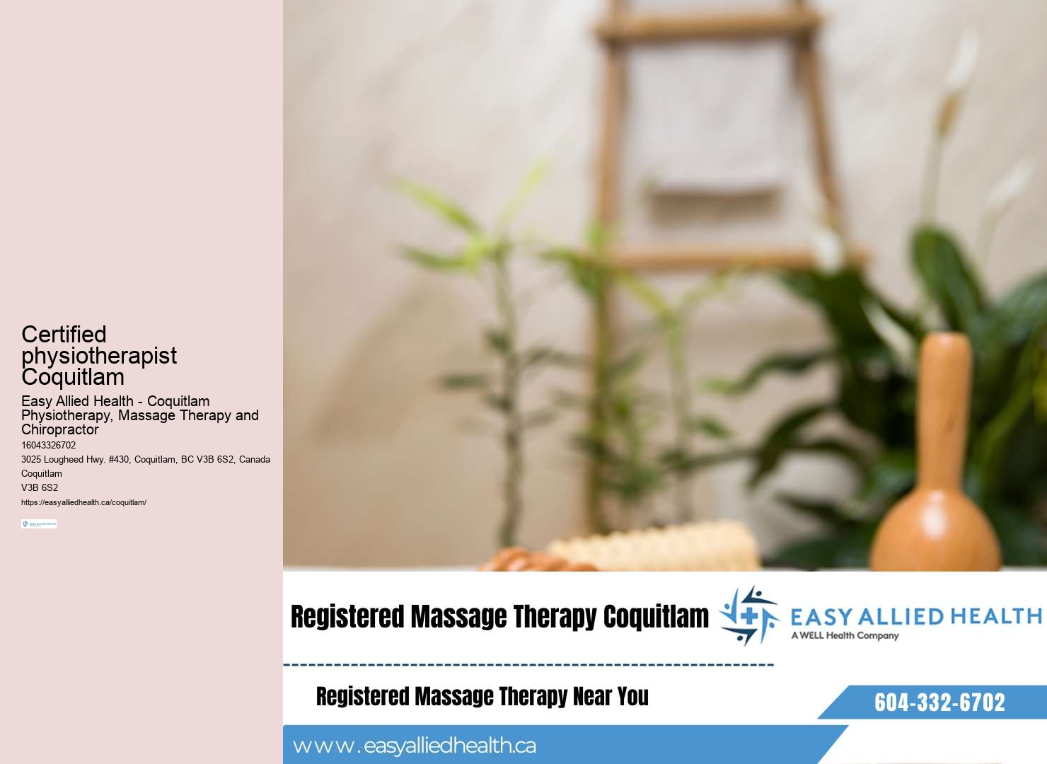 Coquitlam physiotherapy for tendonitis