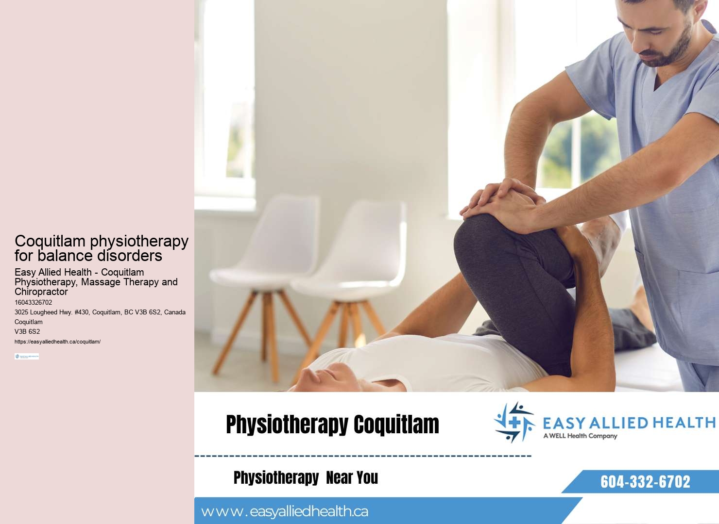 Innovative physiotherapy techniques Coquitlam