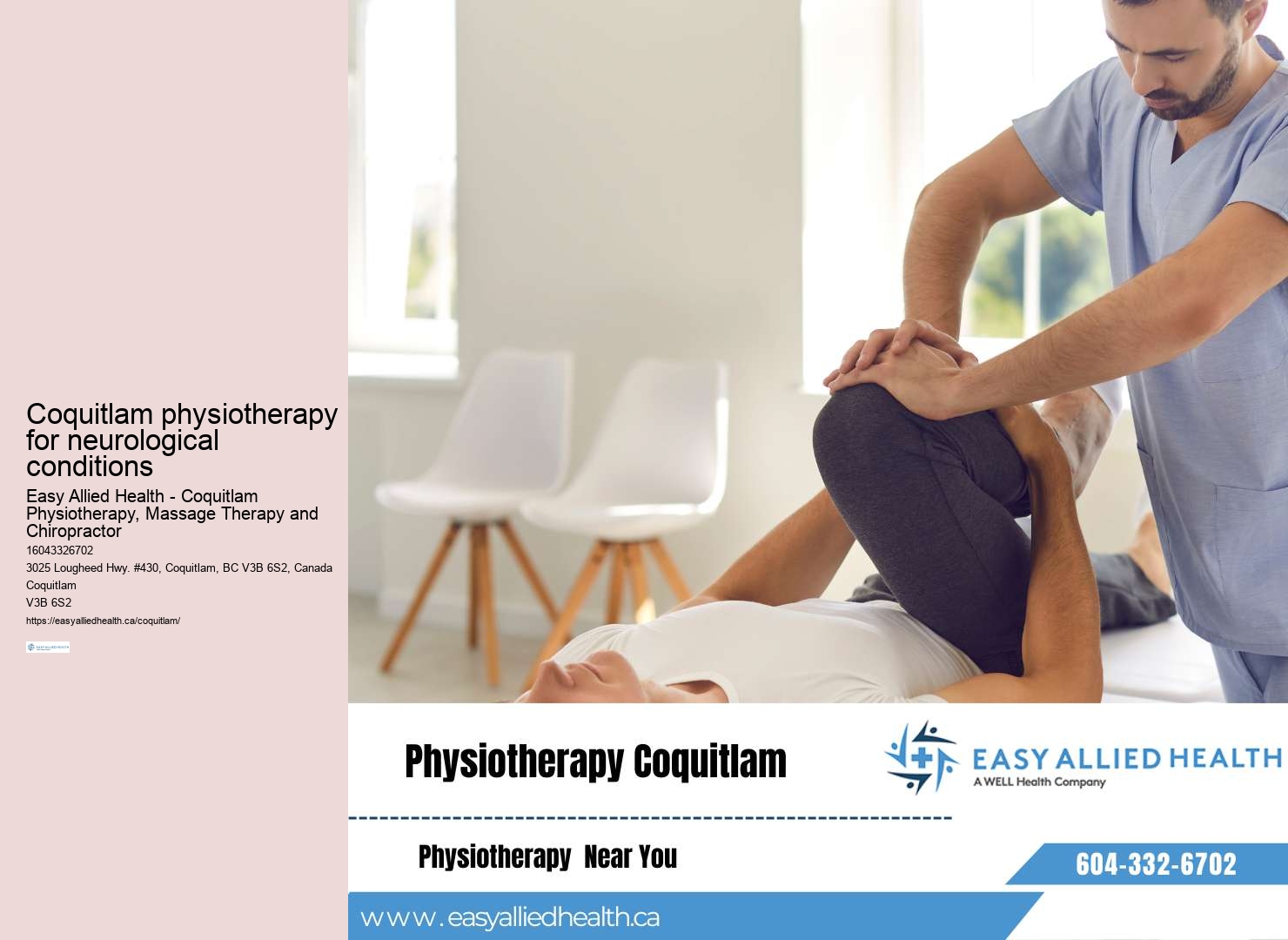 Customized TMJ physiotherapy Coquitlam