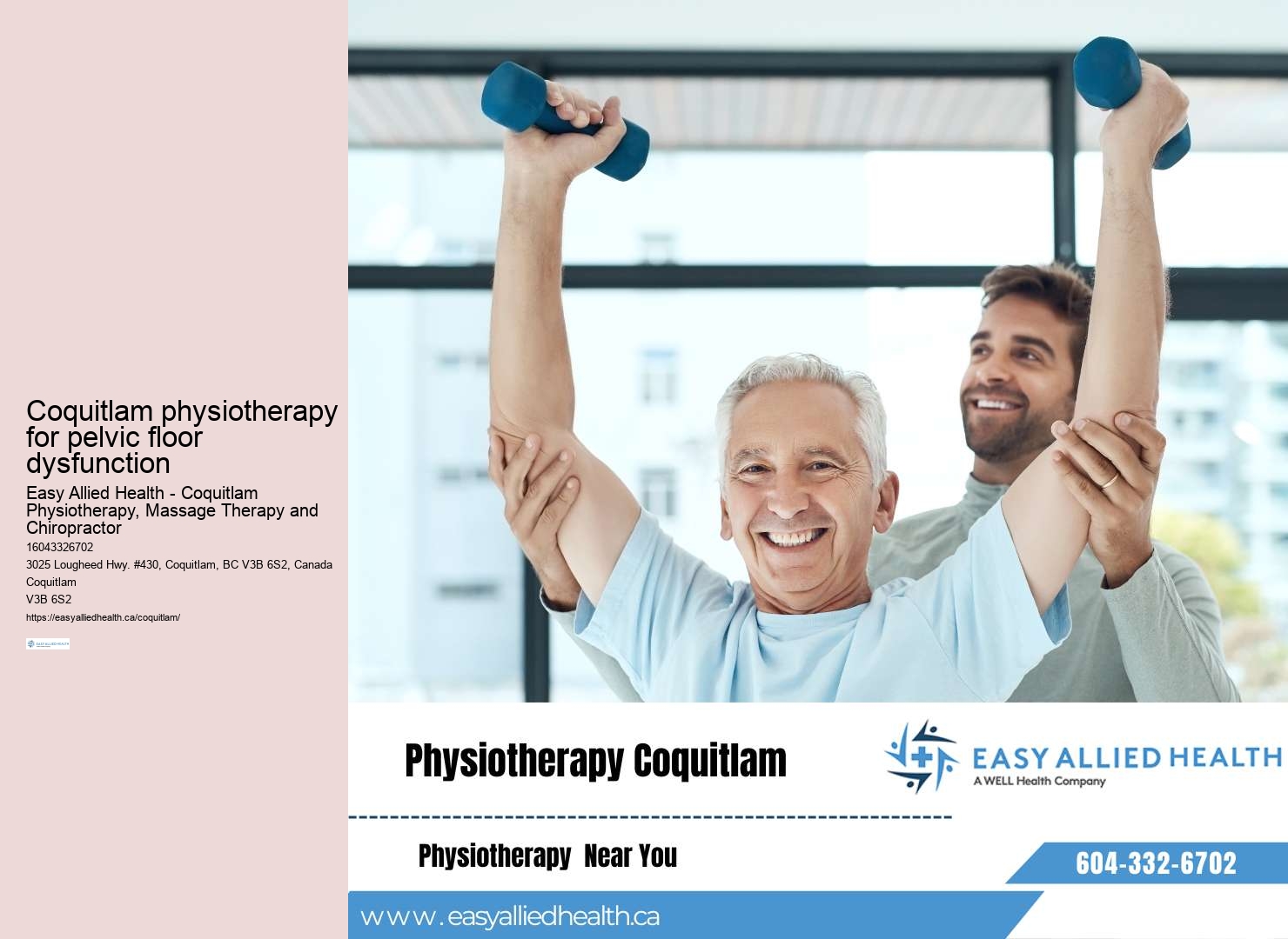 Certified sports physiotherapists Coquitlam