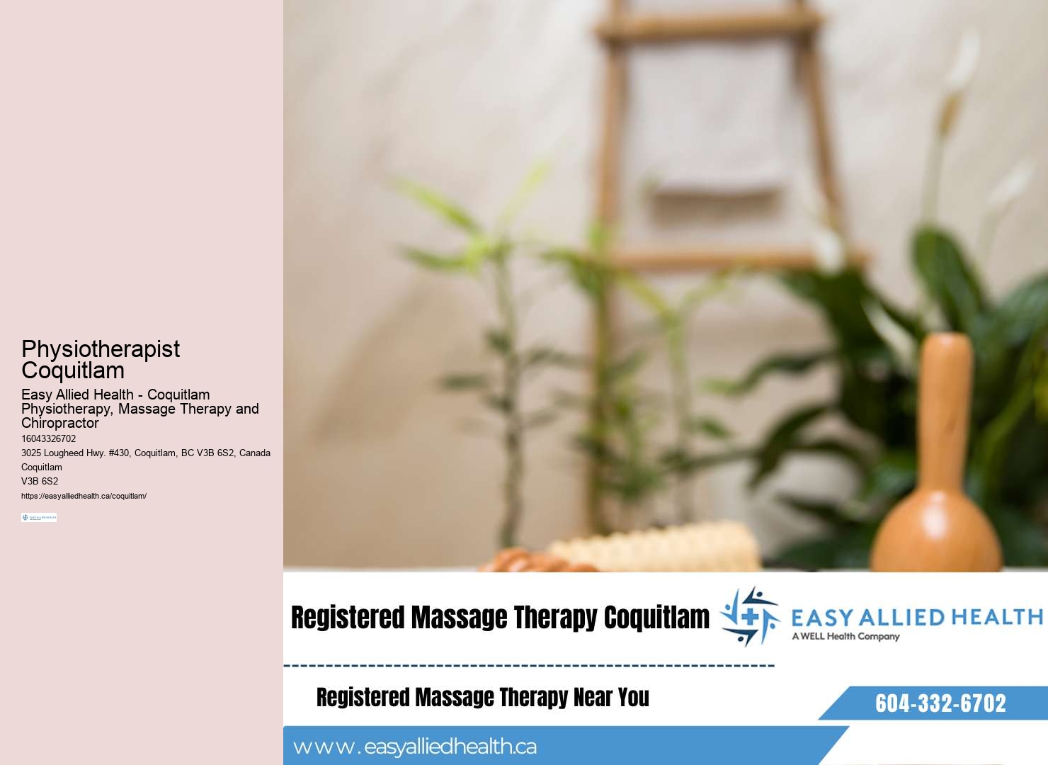 Affordable knee pain physical therapy Coquitlam