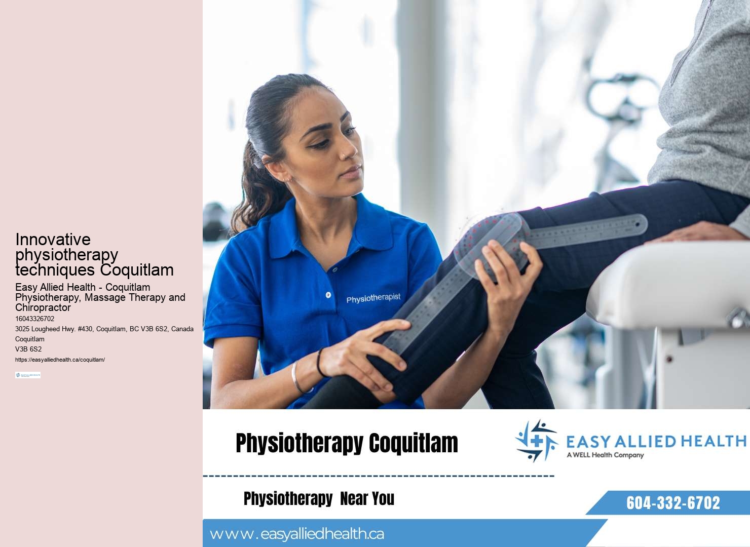 Affordable sports physiotherapy Coquitlam