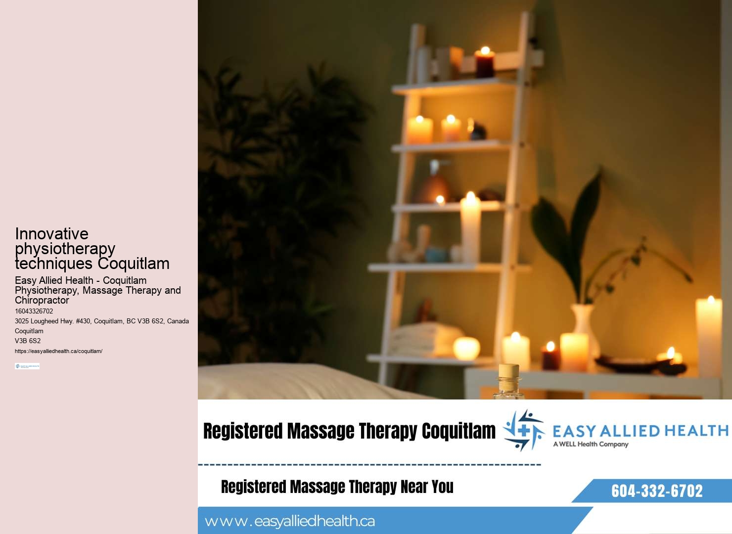 Affordable knee pain physical therapy Coquitlam