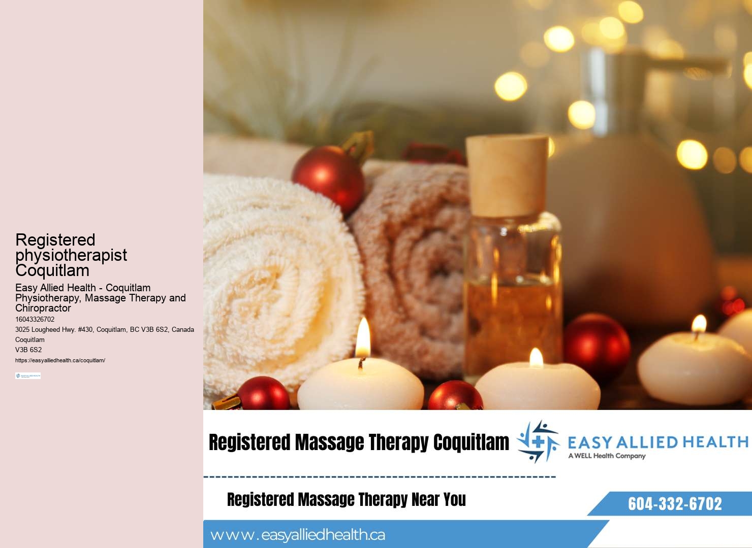 Coquitlam physiotherapy for stress reduction