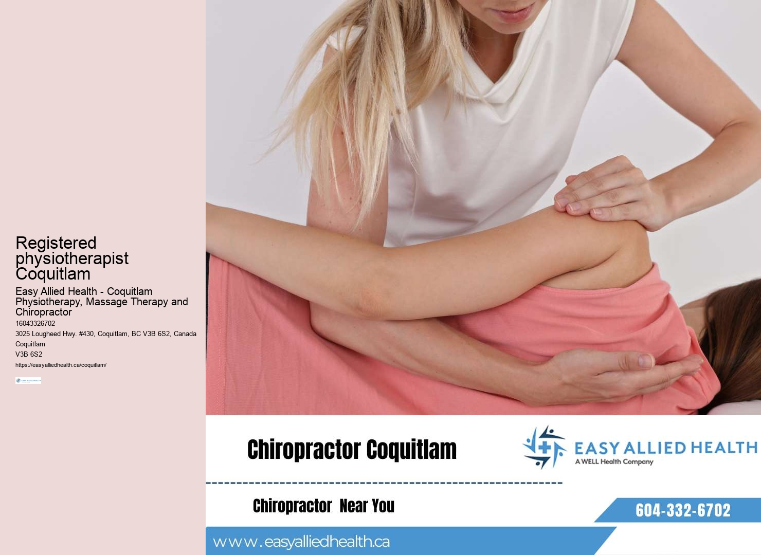 Holistic physiotherapy approach Coquitlam