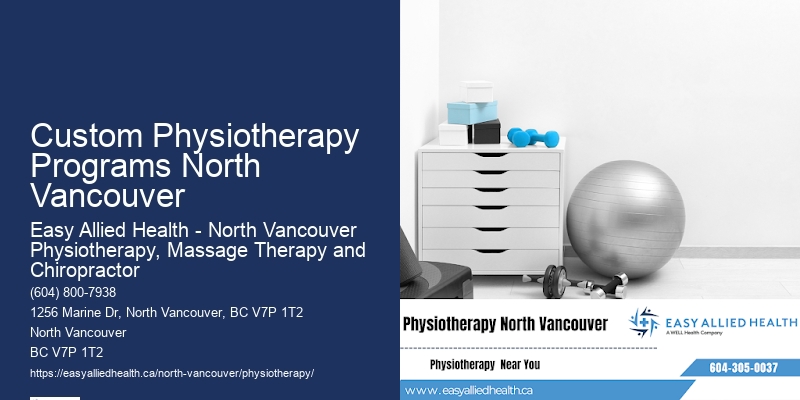 Custom Physiotherapy Programs North Vancouver Physio For Neck Pain