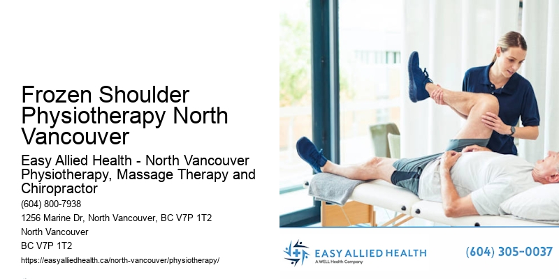 Functional Pain Management Frozen Shoulder Physiotherapy North Vancouver