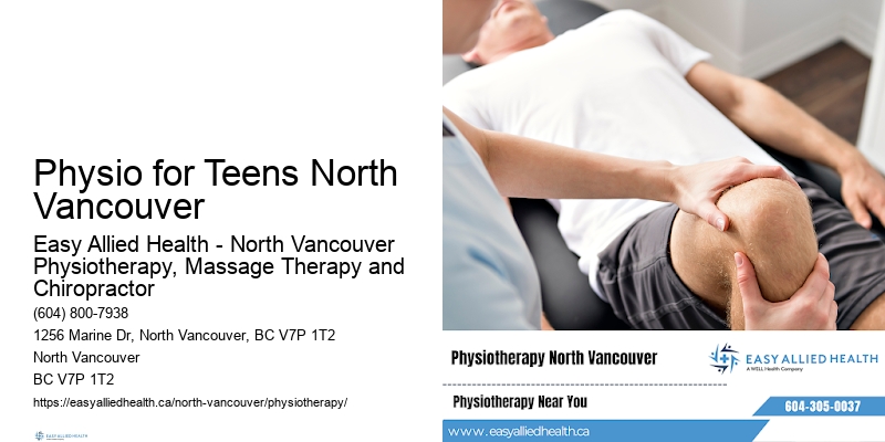 Physio for Sports Recovery Physio for Teens North Vancouver