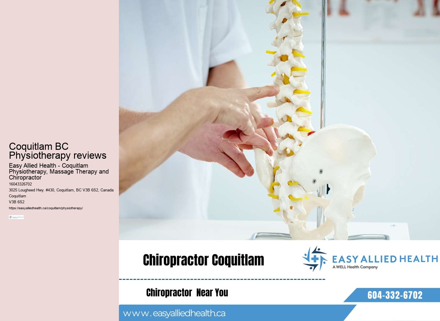 Physiotherapy experts in Coquitlam