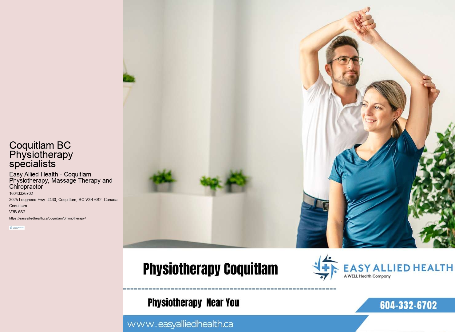 Coquitlam sports injury recovery