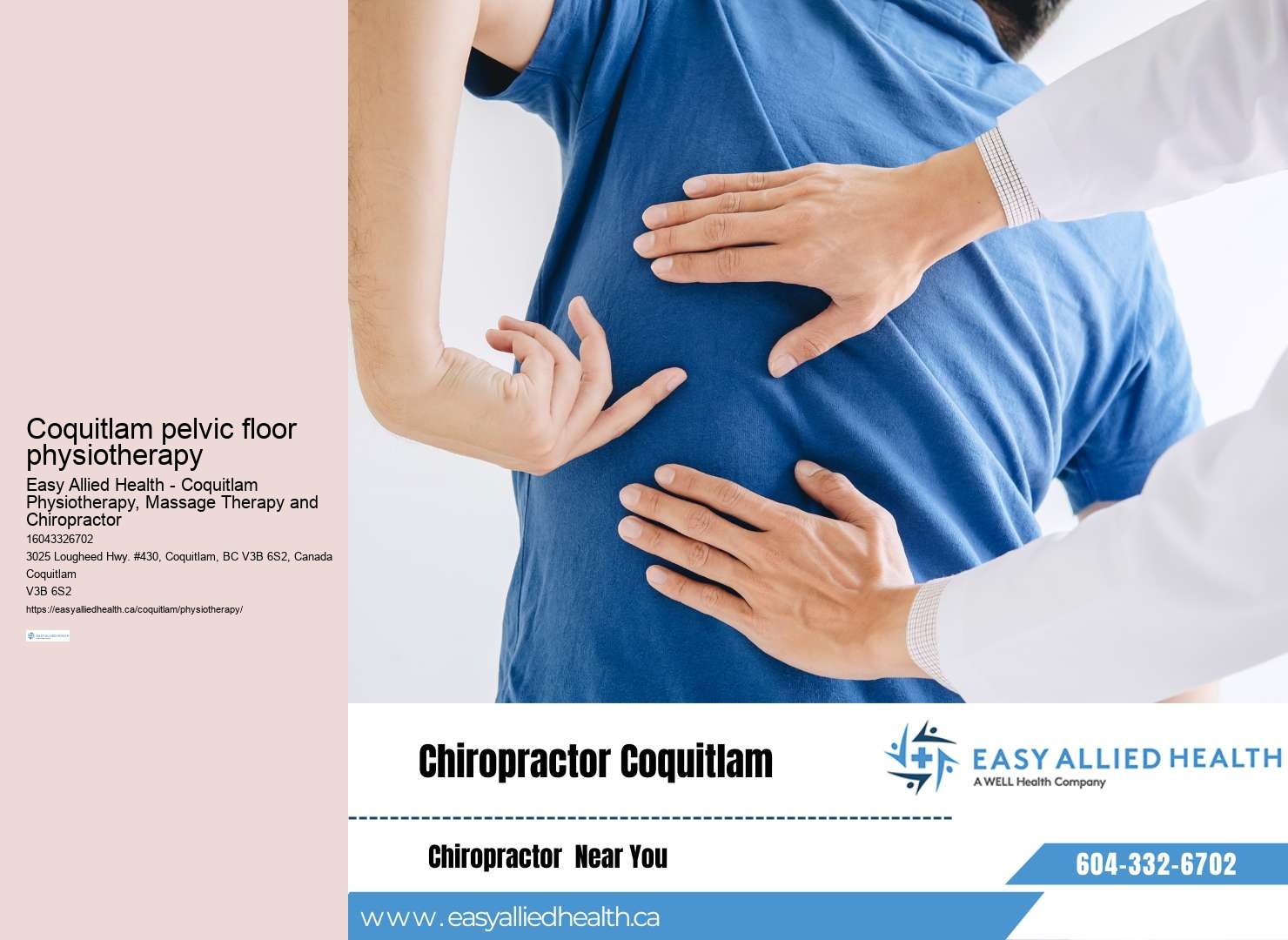 Coquitlam Physiotherapy wellness programs
