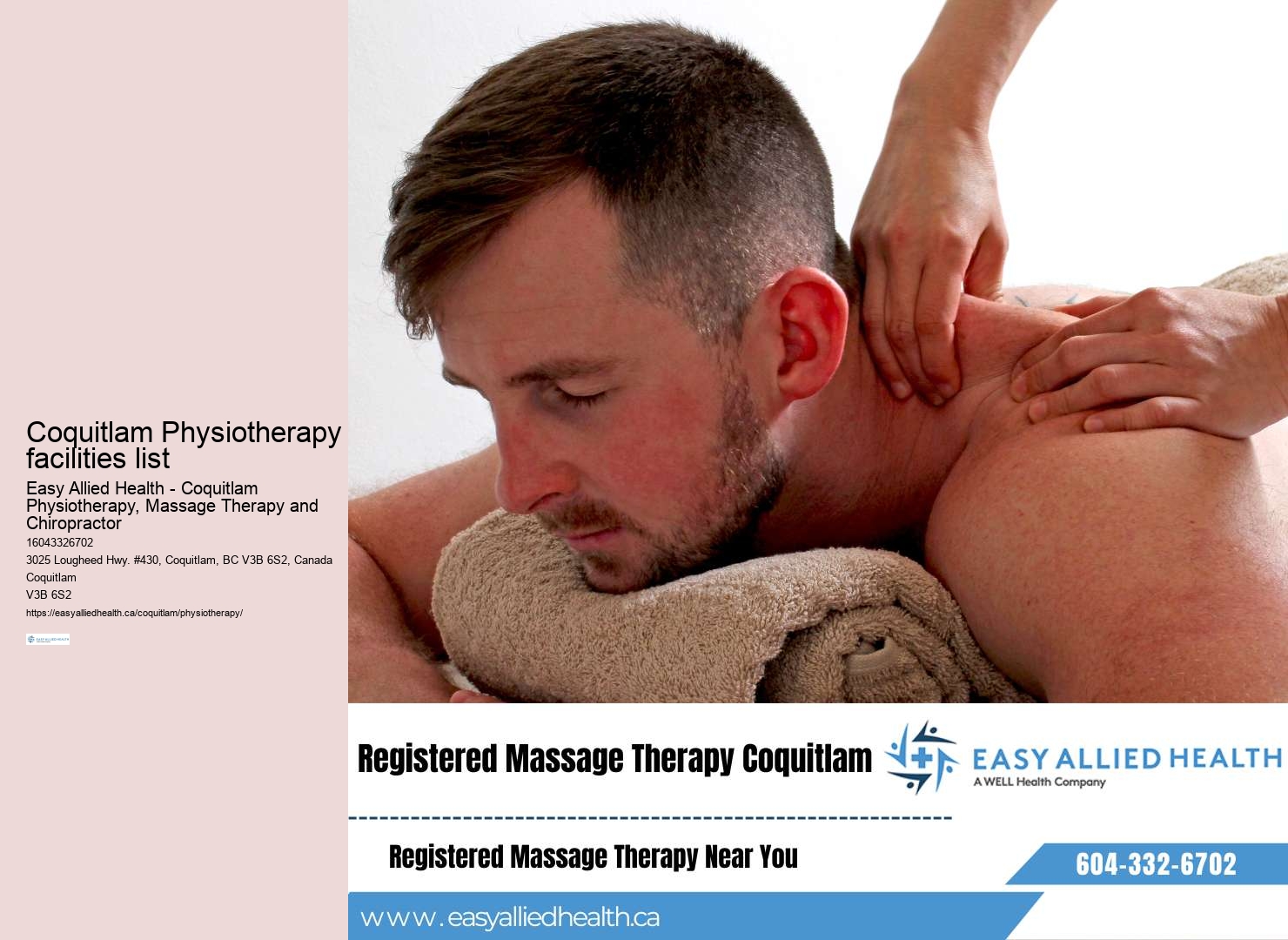 Home physiotherapy sessions Coquitlam
