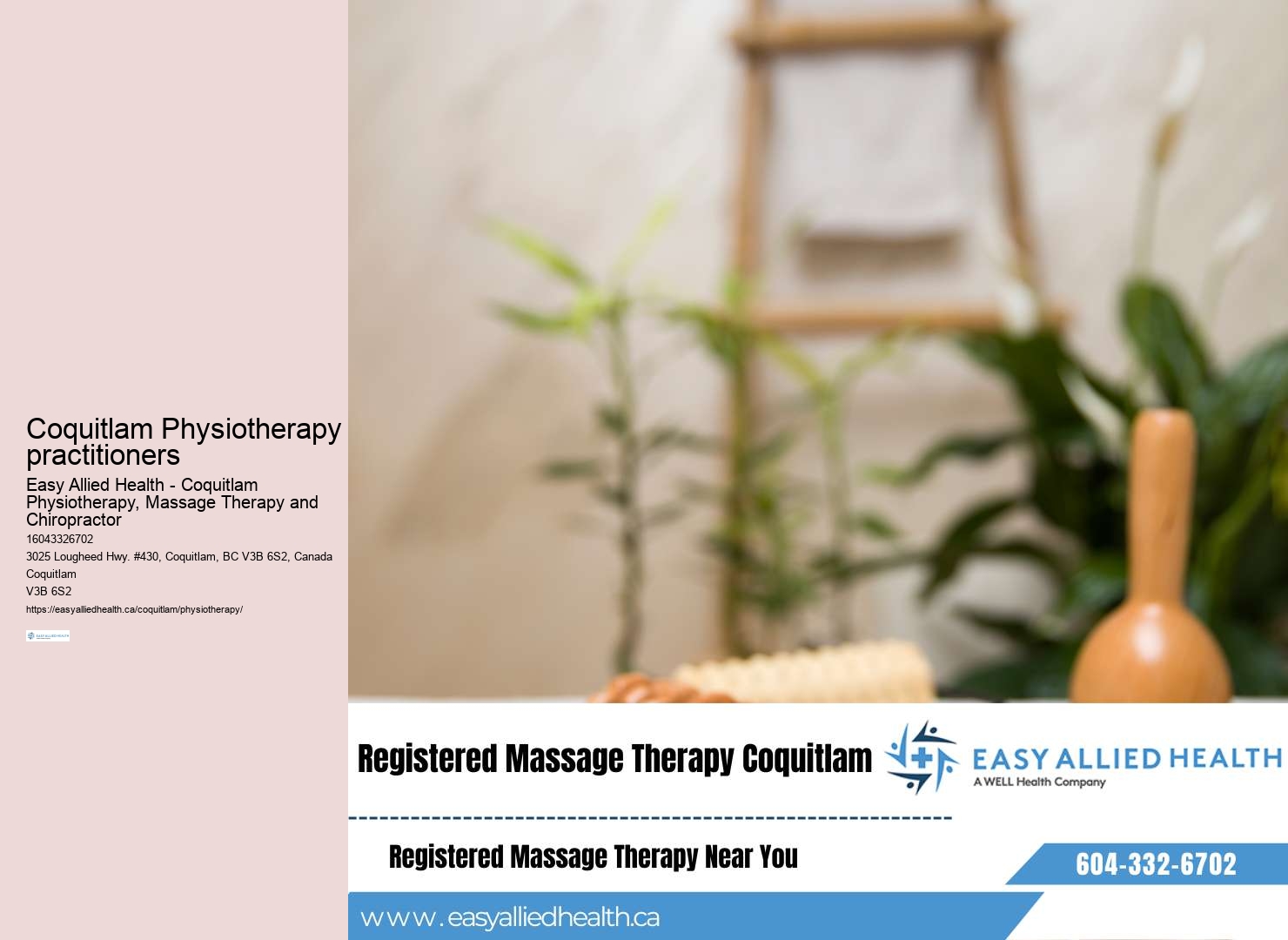 Physiotherapy for back pain Coquitlam