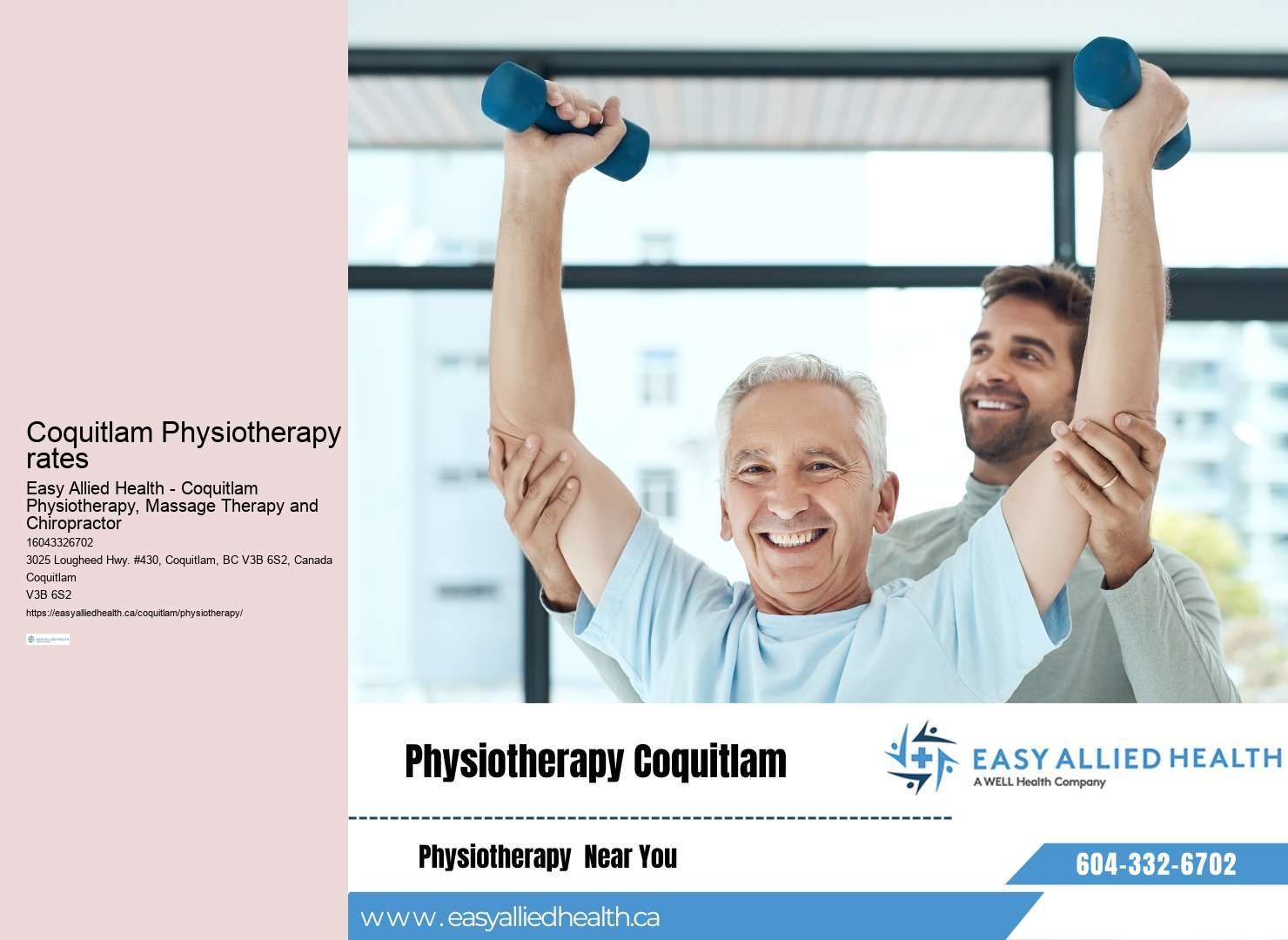 Neurological physio services Coquitlam