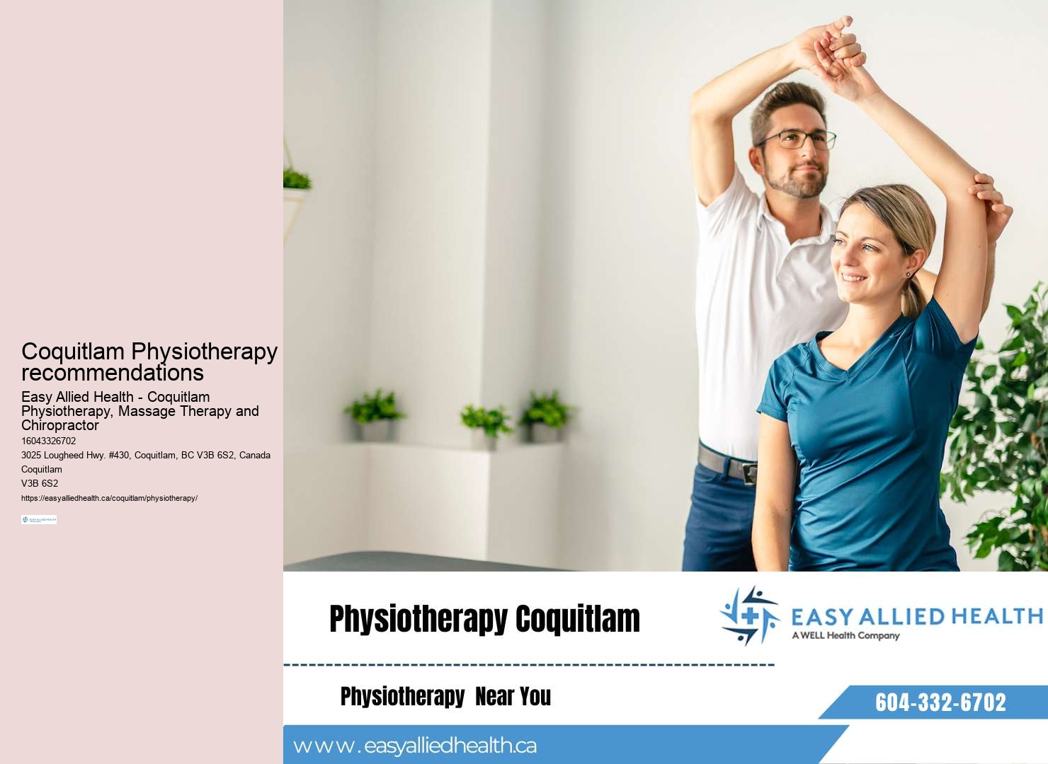 Coquitlam physiotherapy for endurance training