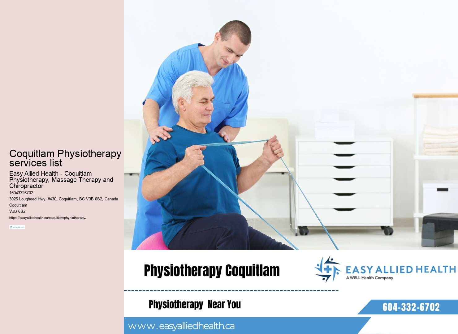 Coquitlam Physiotherapy offers and deals