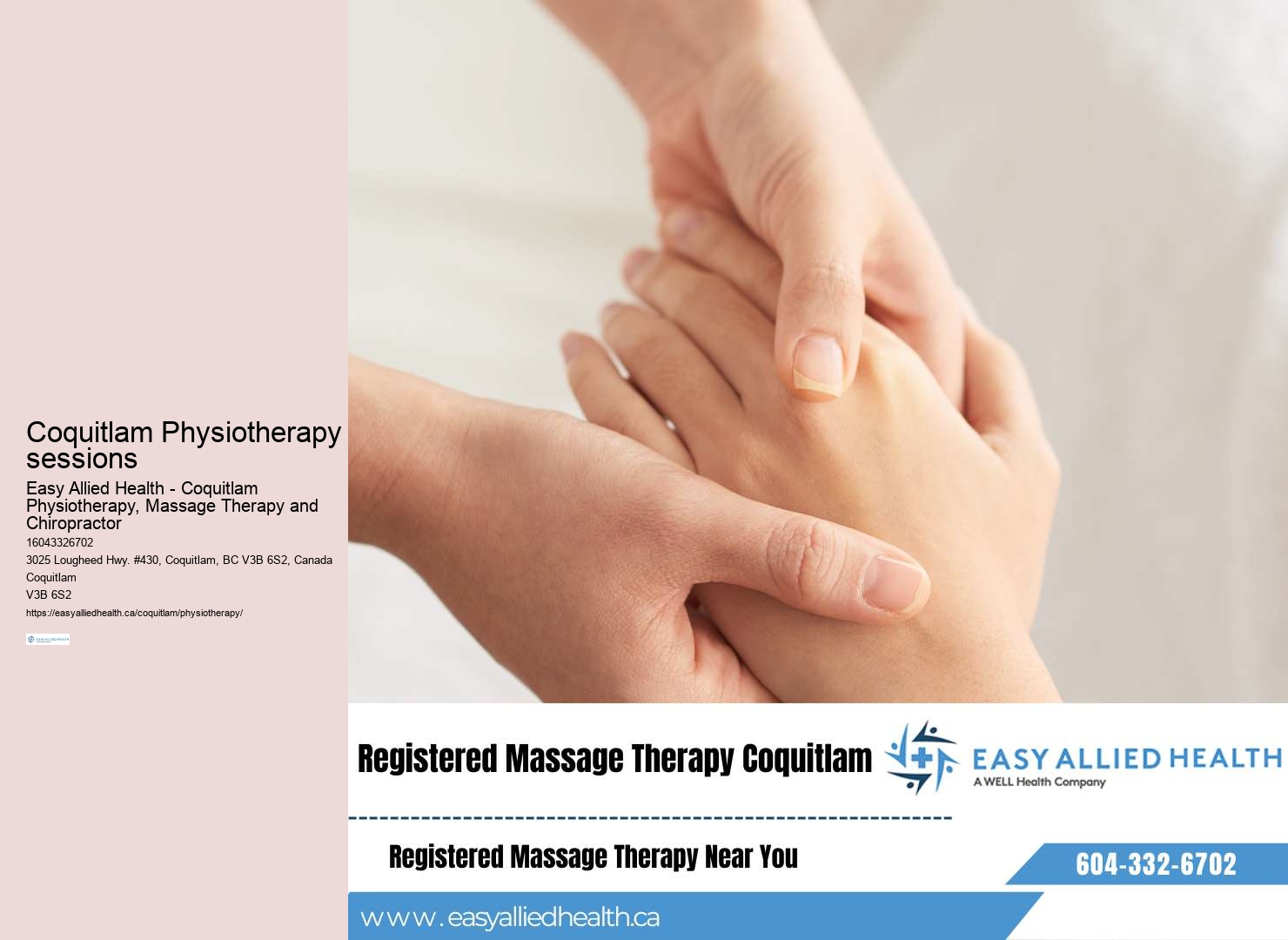 Injury recovery programs Coquitlam