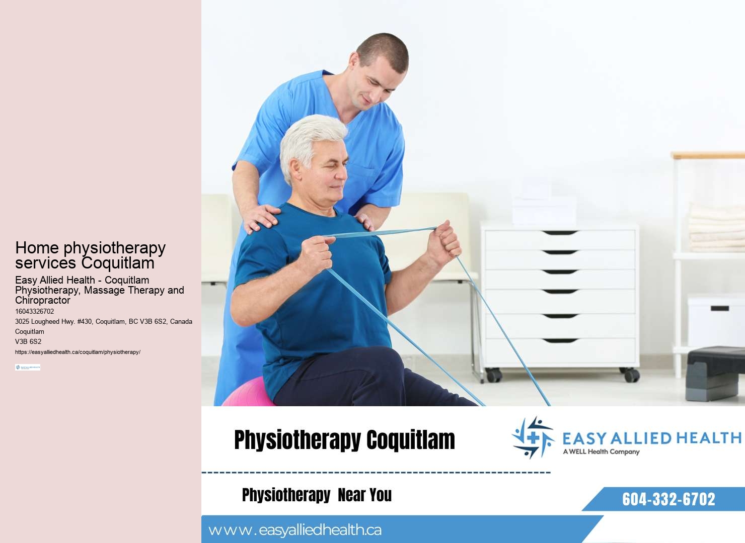 Physiotherapy for postural correction Coquitlam