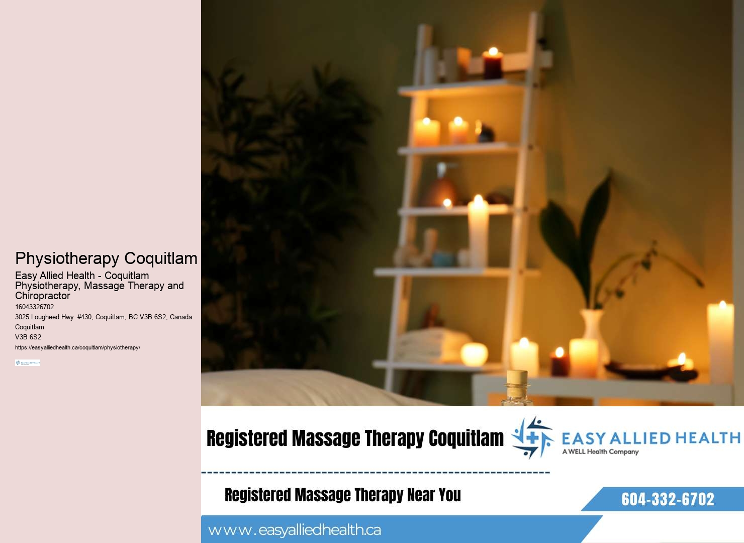 Injury rehab services Coquitlam