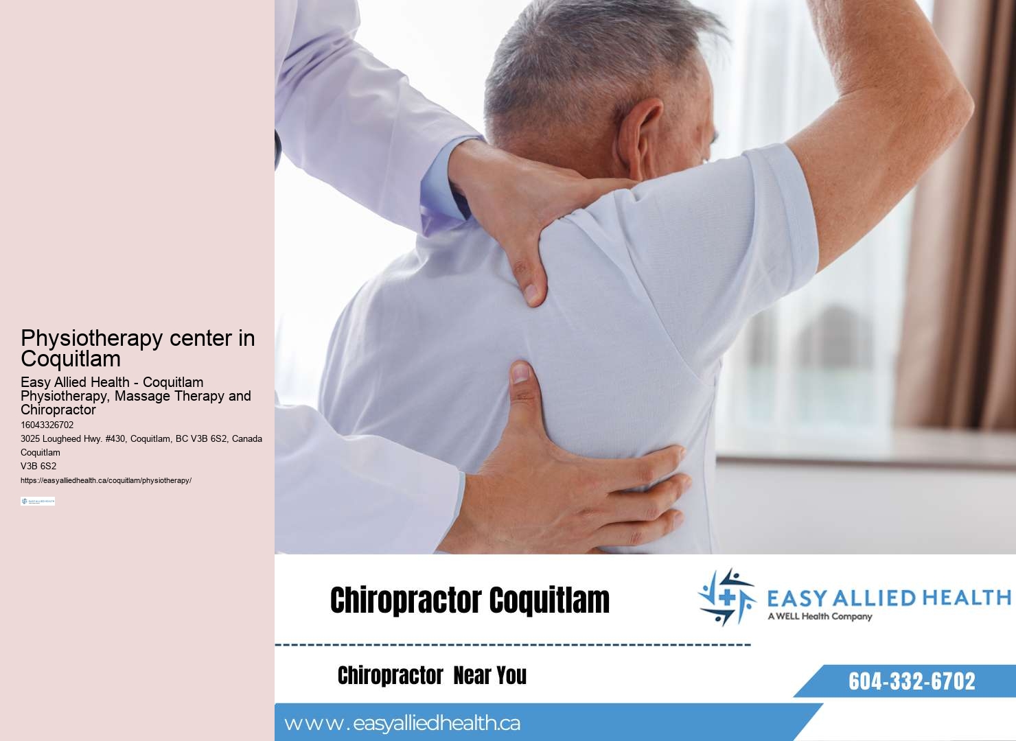 Coquitlam Physiotherapy location