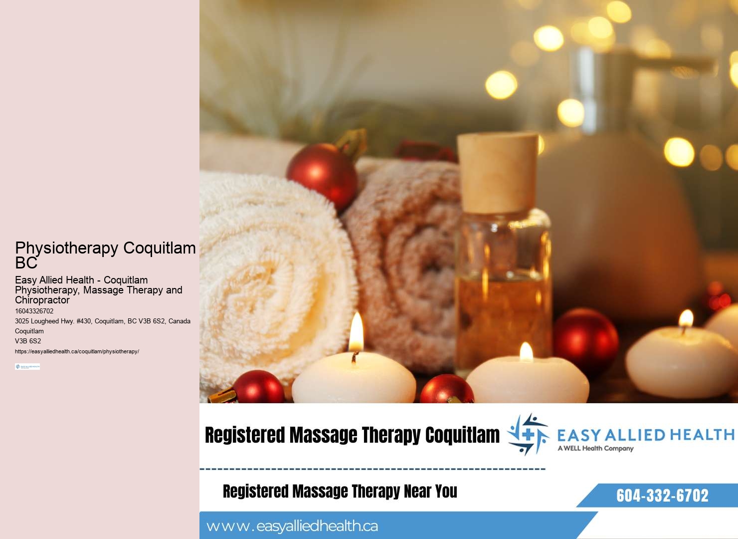 Coquitlam BC Physiotherapy reviews
