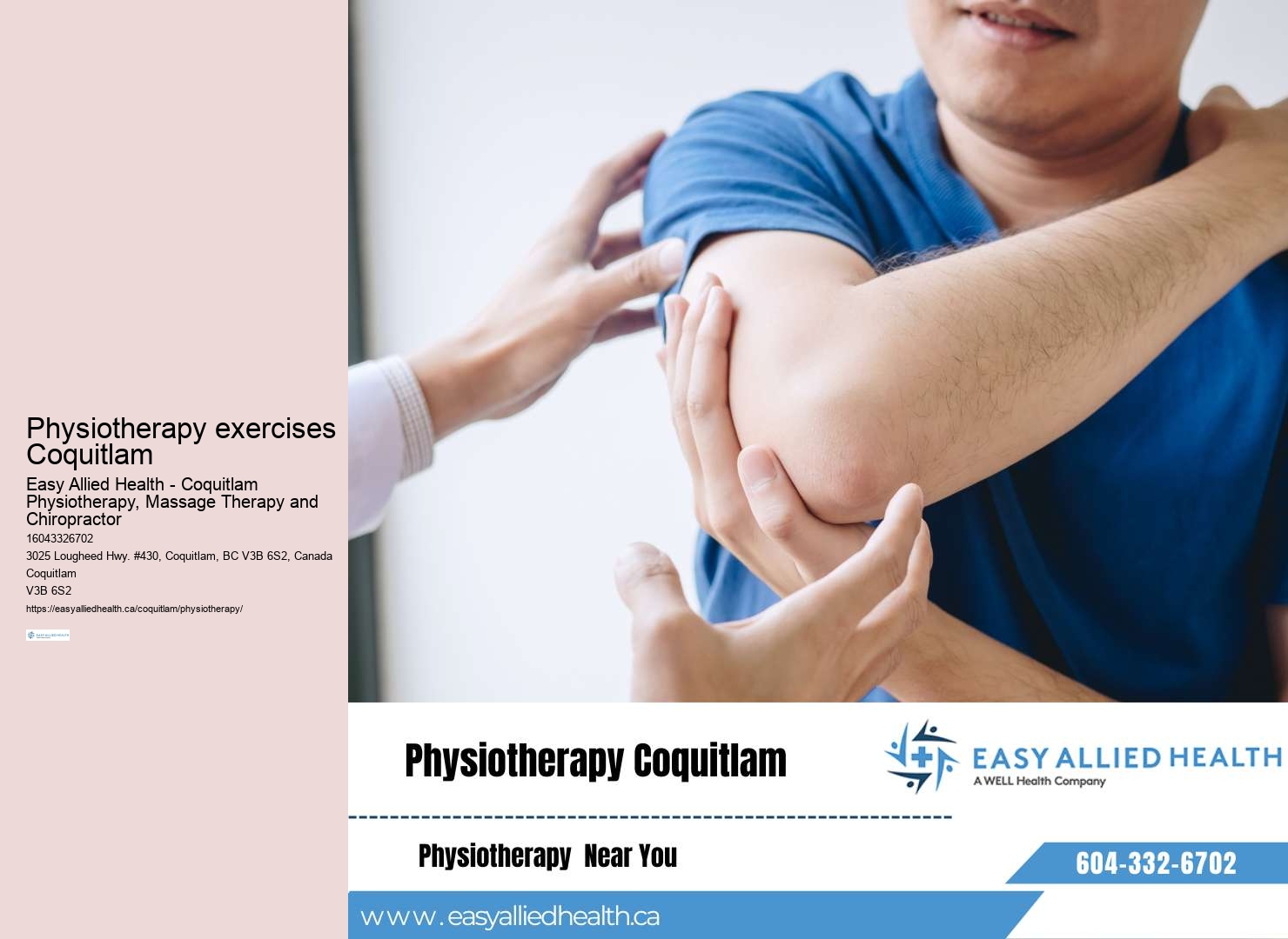 Coquitlam physiotherapy for pelvic pain