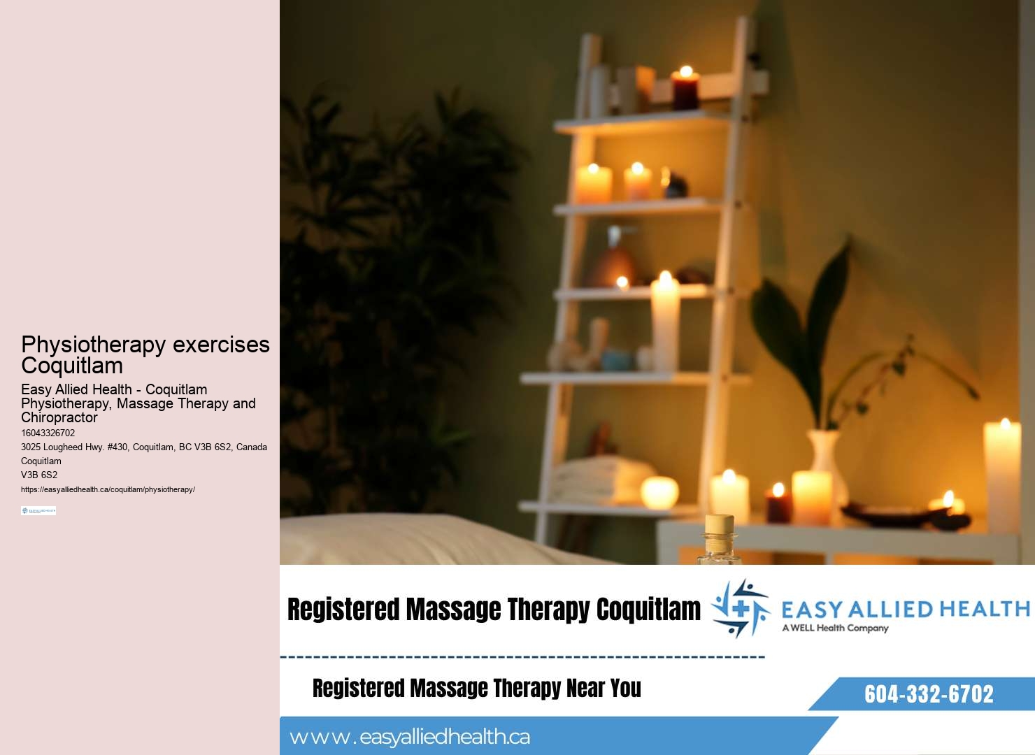 Physiotherapy for postural correction Coquitlam