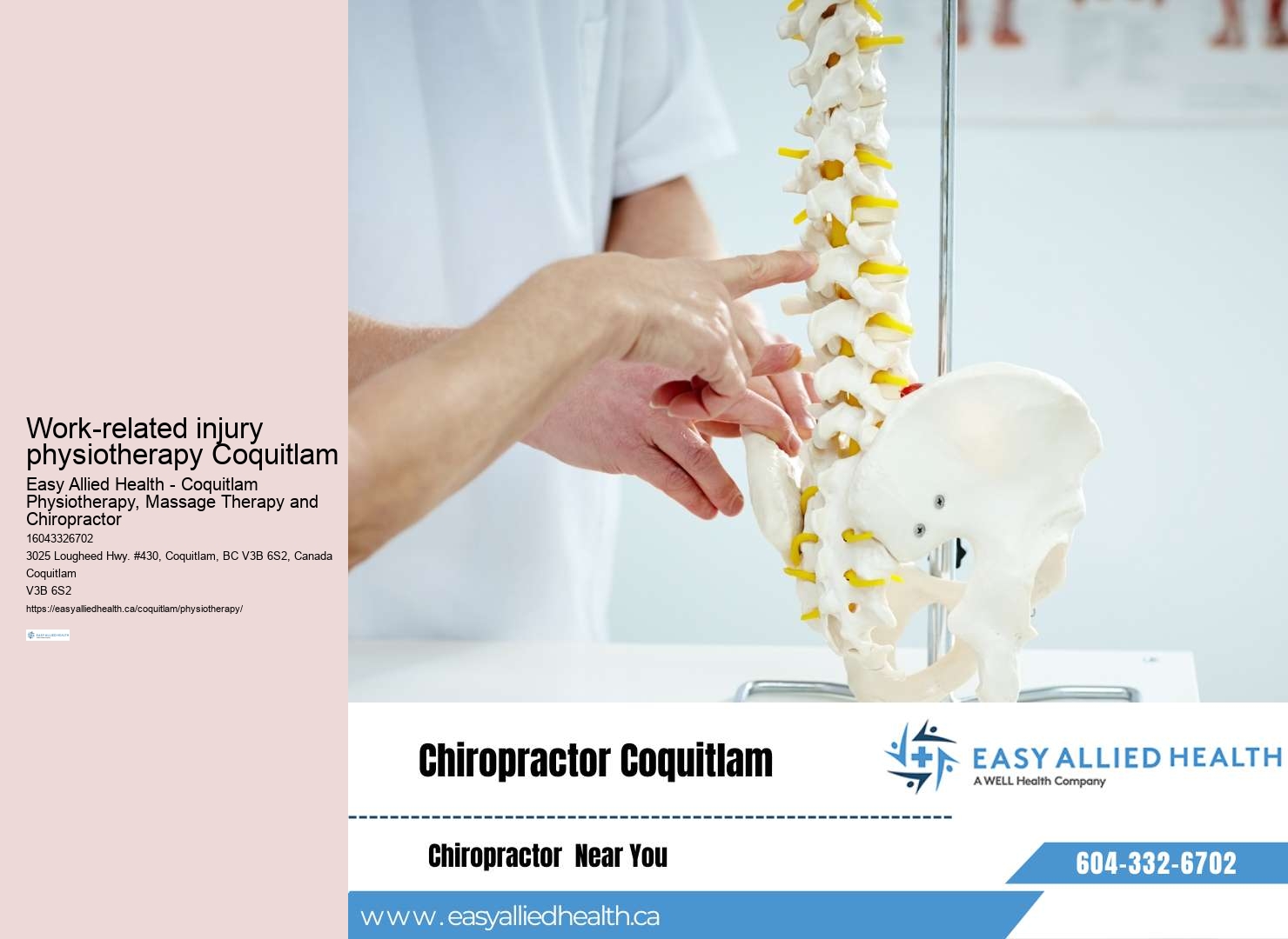 Back pain rehabilitation Coquitlam