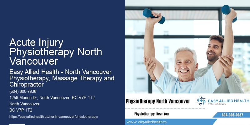 Physiotherapy and Wellness Acute Injury Physiotherapy North Vancouver