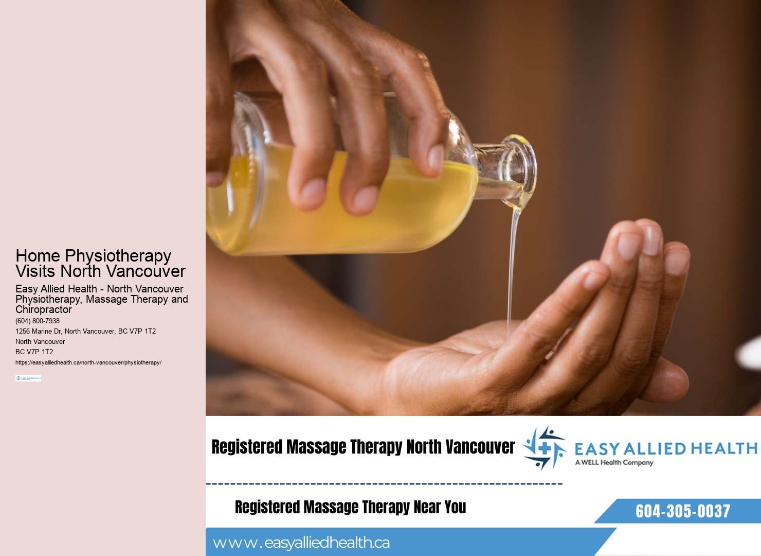Therapeutic Massage Therapy Experts North Vancouver
