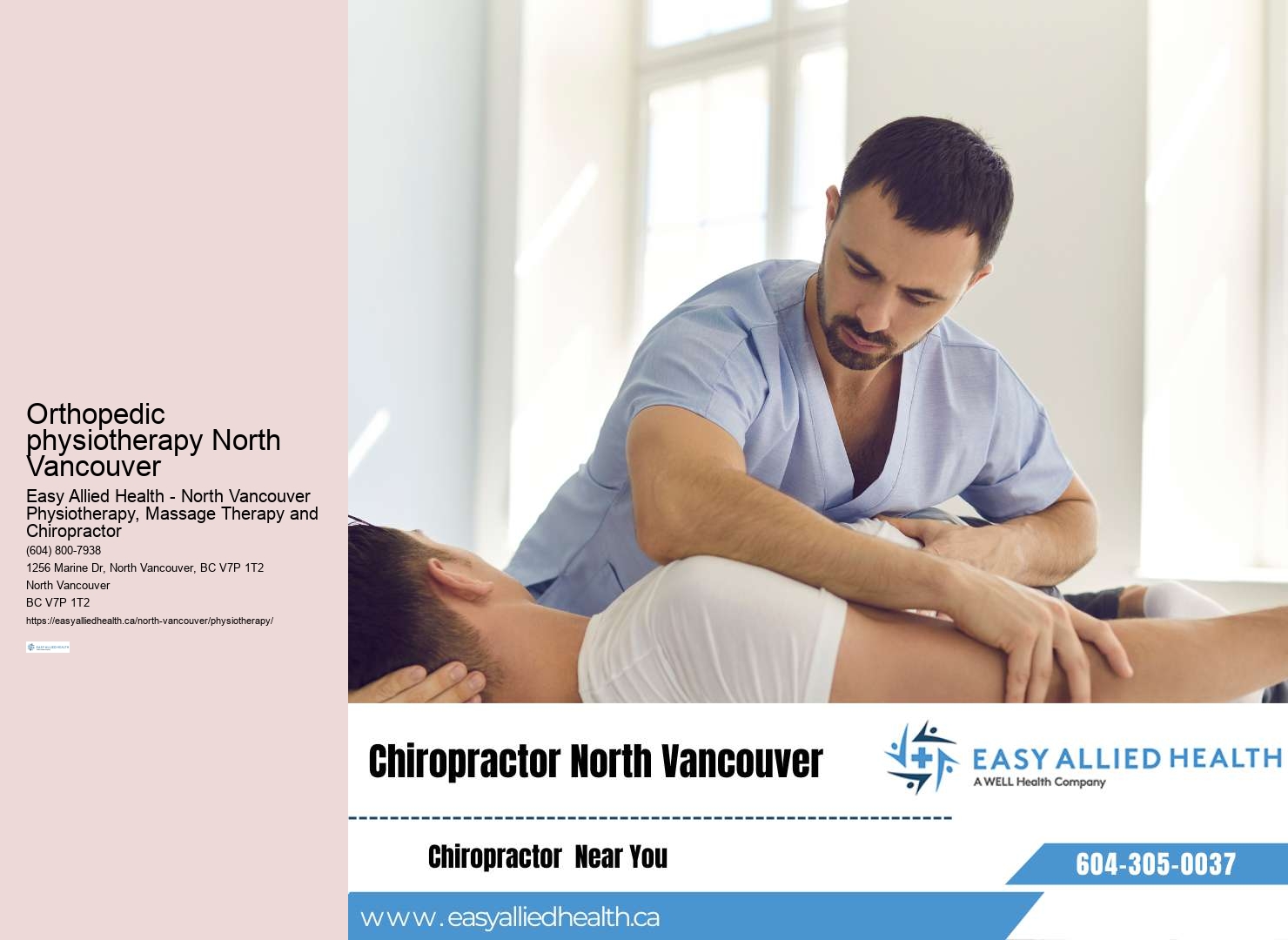Experienced Physiotherapy Professionals North Vancouver