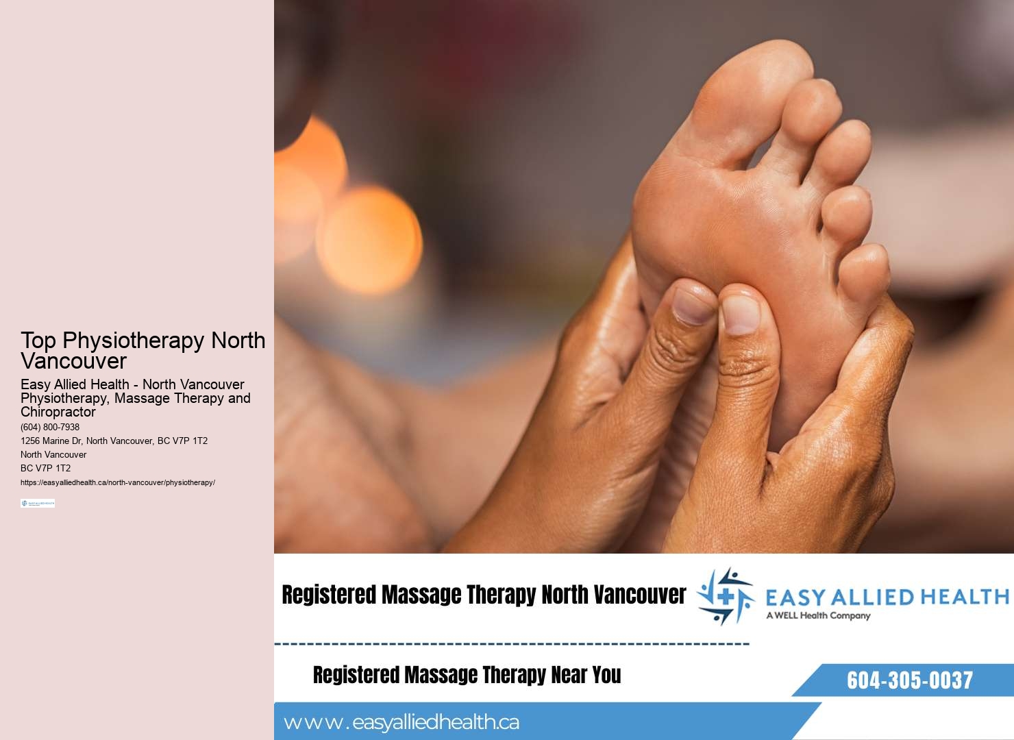 Reliable Neck Pain Therapists North Vancouver