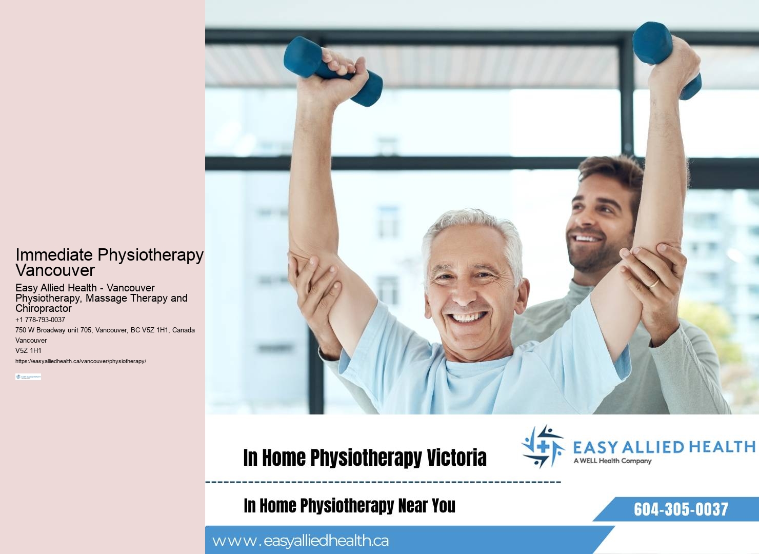 Balance training physiotherapy Vancouver