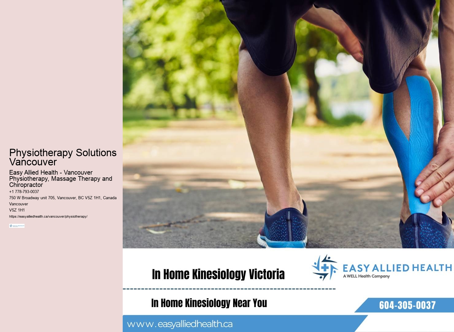 Vancouver physiotherapy cost comparison