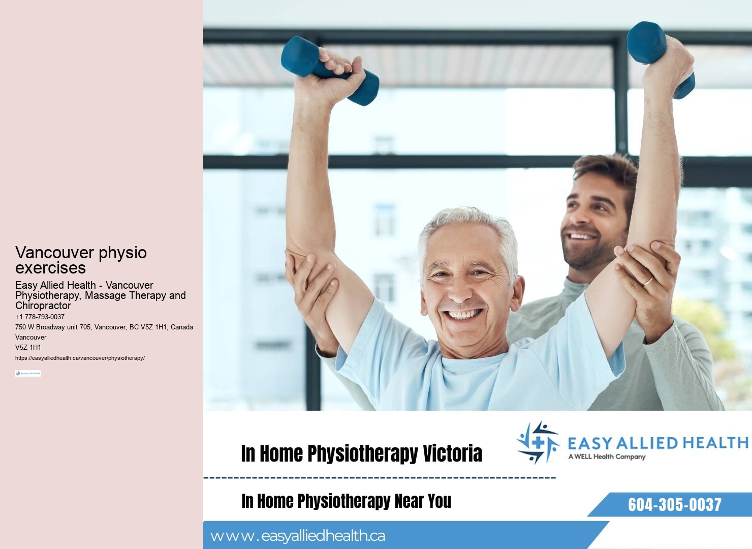 Knee Physiotherapy Recovery Vancouver