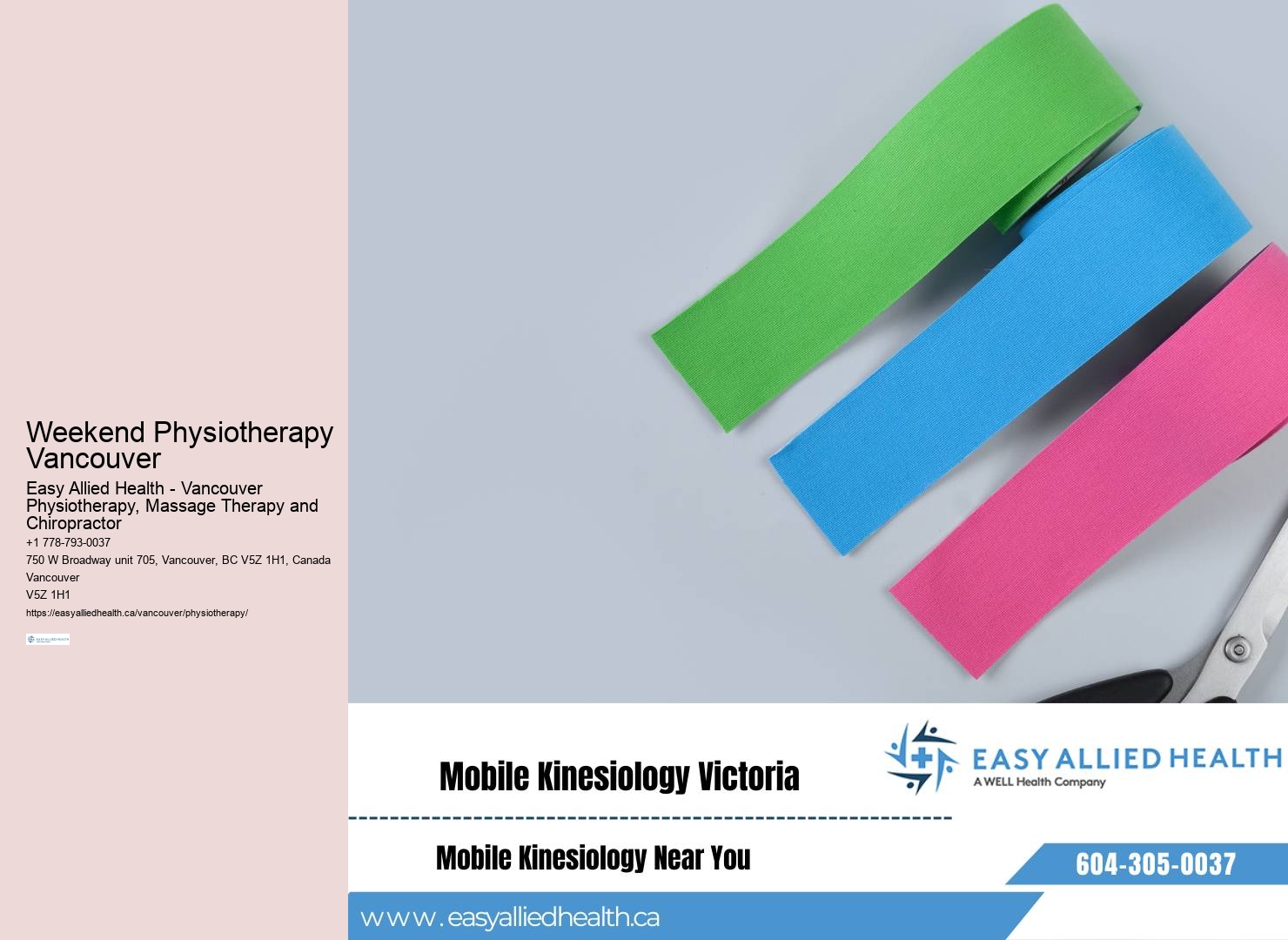 Leading physiotherapists Vancouver
