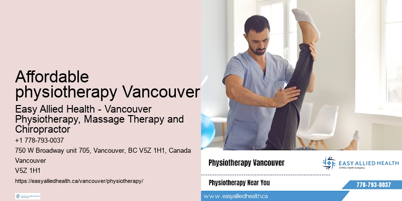 Personalized physiotherapy treatments in Affordable physiotherapy Vancouver