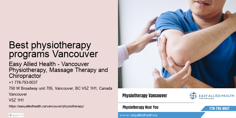 Best physiotherapy programs Vancouver physiotherapy for children