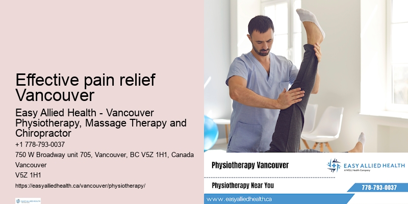 Physiotherapy assessment Effective pain relief Vancouver