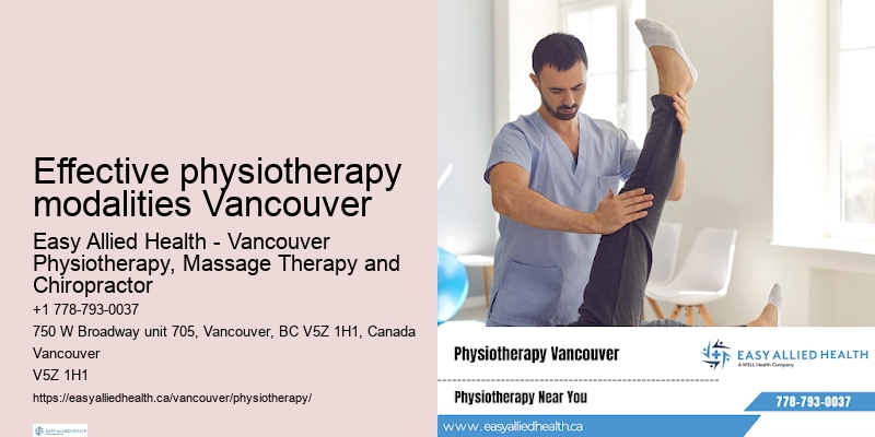 Advanced physiotherapy equipment Effective physiotherapy modalities Vancouver