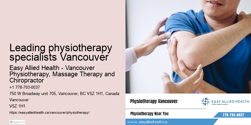Leading physiotherapy specialists Vancouver physiotherapy for tendonitis