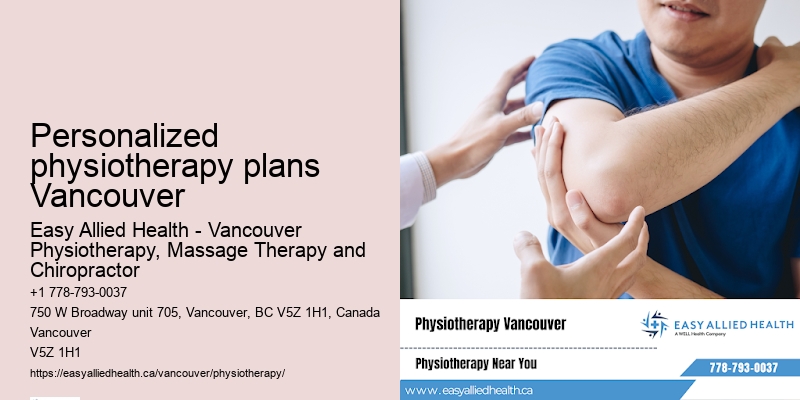 Comprehensive physiotherapy solutions Personalized physiotherapy plans Vancouver