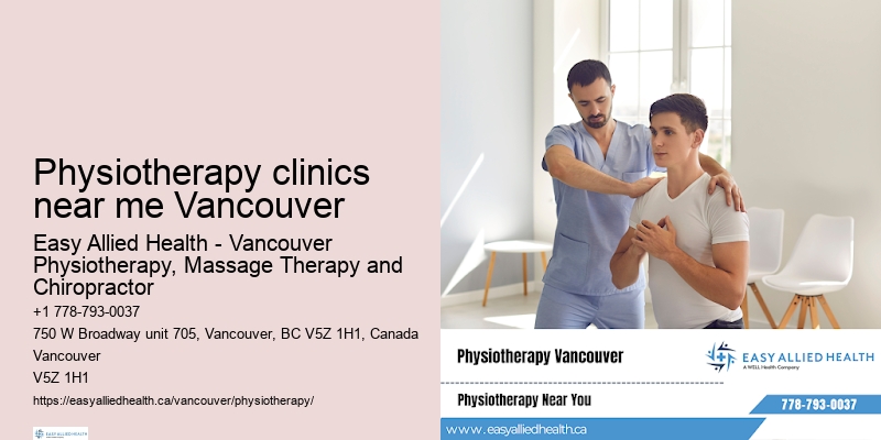 Personalized physiotherapy plans in Physiotherapy clinics near me Vancouver