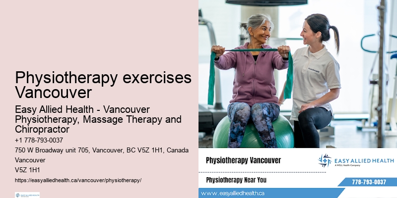 Customized physiotherapy plans Physiotherapy exercises Vancouver