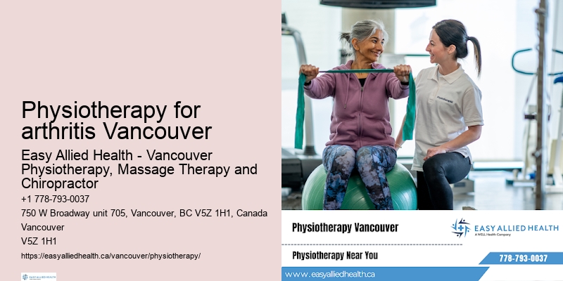 Physiotherapy for arthritis Vancouver physio care